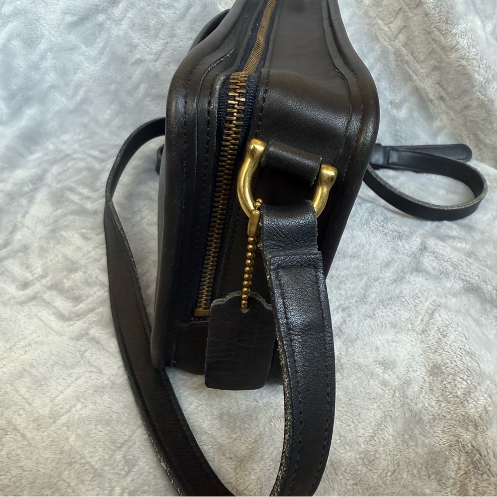 Coach Swingpack Crossbody Style 9974 in Signature Leather Black - Picture 5 of 13